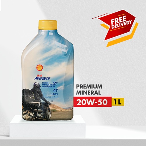 Shell Advance 4T AX5 20W50 Limited Edition Mineral Engine Oil